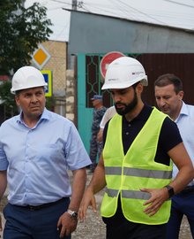 Строительную площадку ДОУ № 23 с рабочим визитом посетил и.о. главы Дербента Ахмед Кулиев